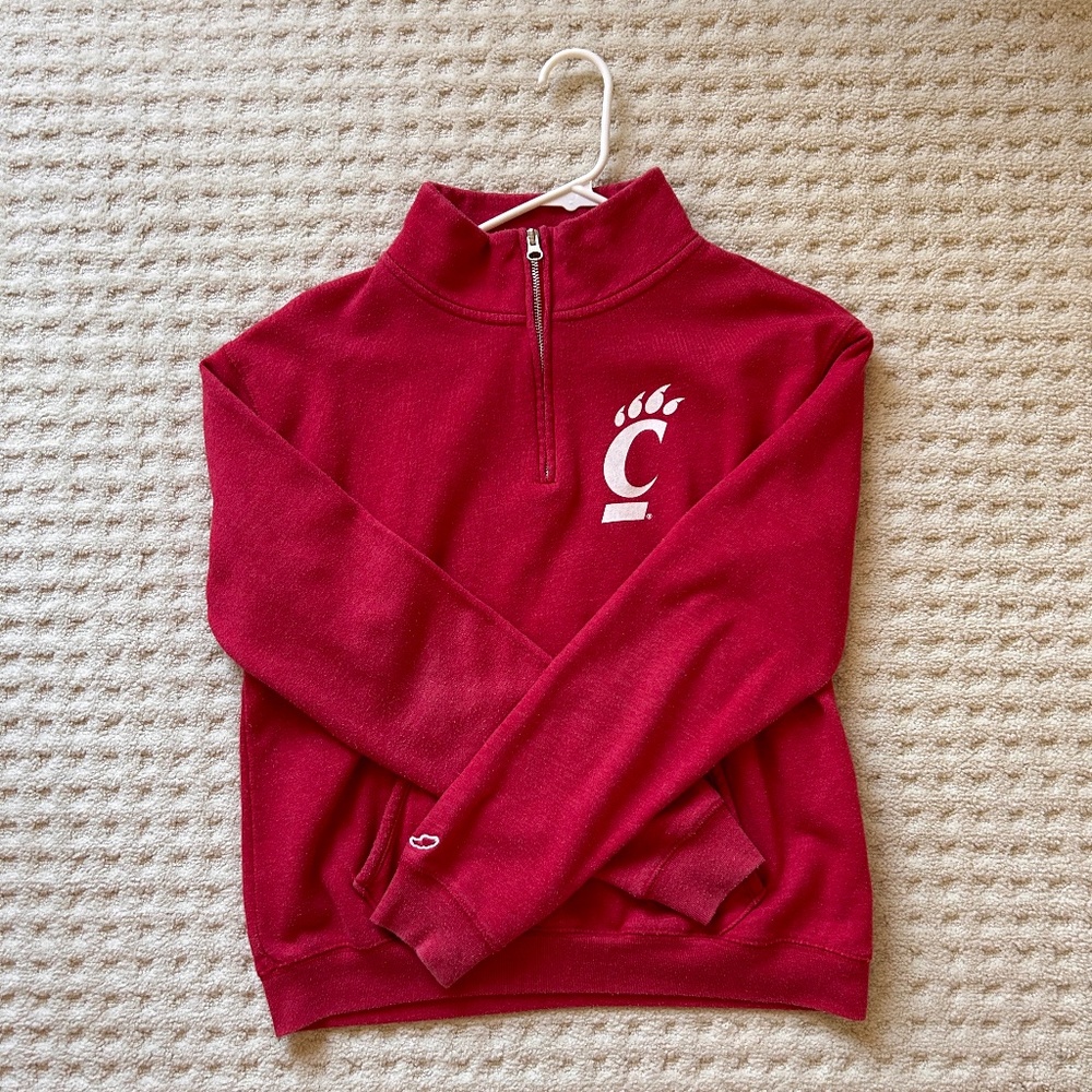 University of Cincinnati 1/4 Zip Sweatshirt